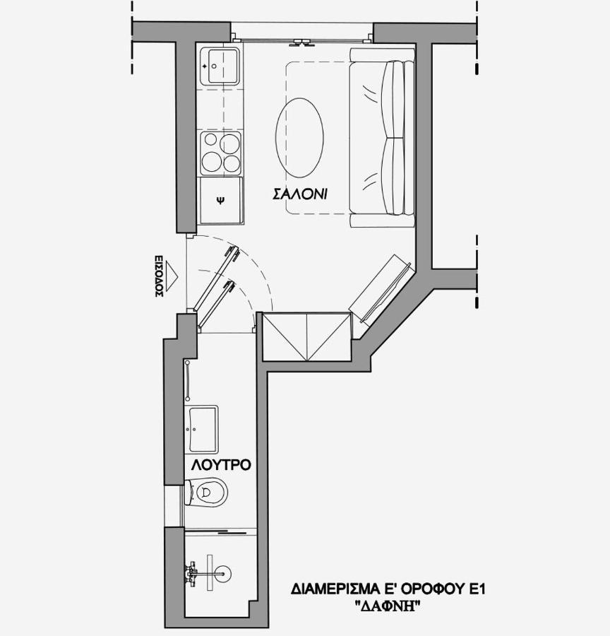 La Larissa Luxury Apartments Dafne Ngoại thất bức ảnh